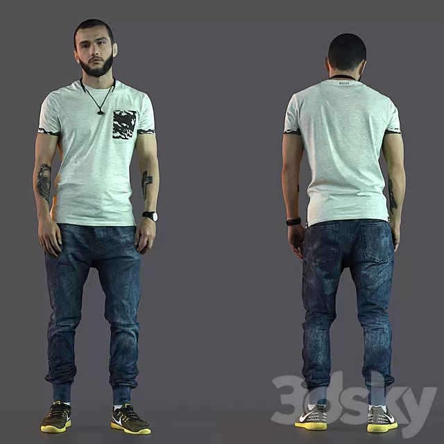 Creature – 3D Models – 3d scan man