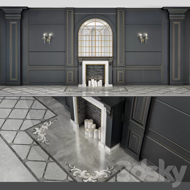 Fireplace – 3D Models – 0022