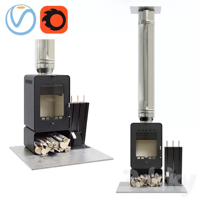 Fireplace – 3D Models – Stove CHAPTER 6