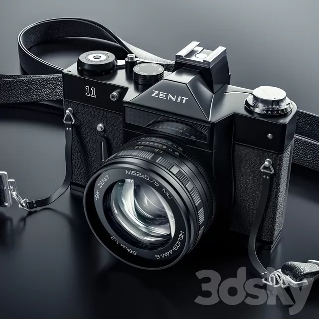 PC and Other Electronic – 3D Models – The camera Zenit 11