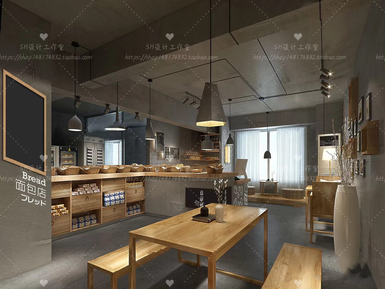 COFFEE SHOP 3D SCENES – VRAY RENDER – 59
