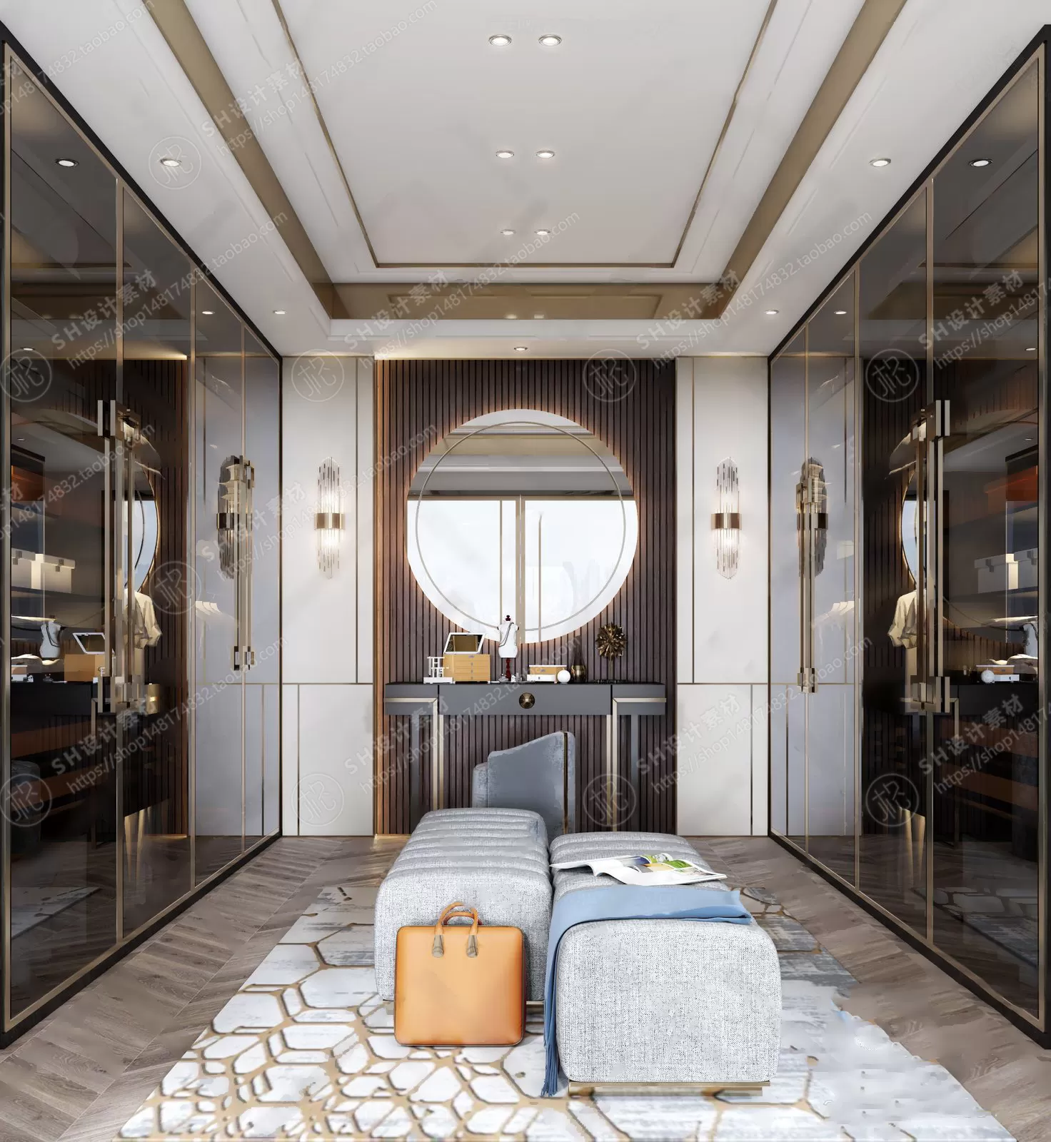 DRESSING ROOM 3D SCENES – VRAY RENDER – 17