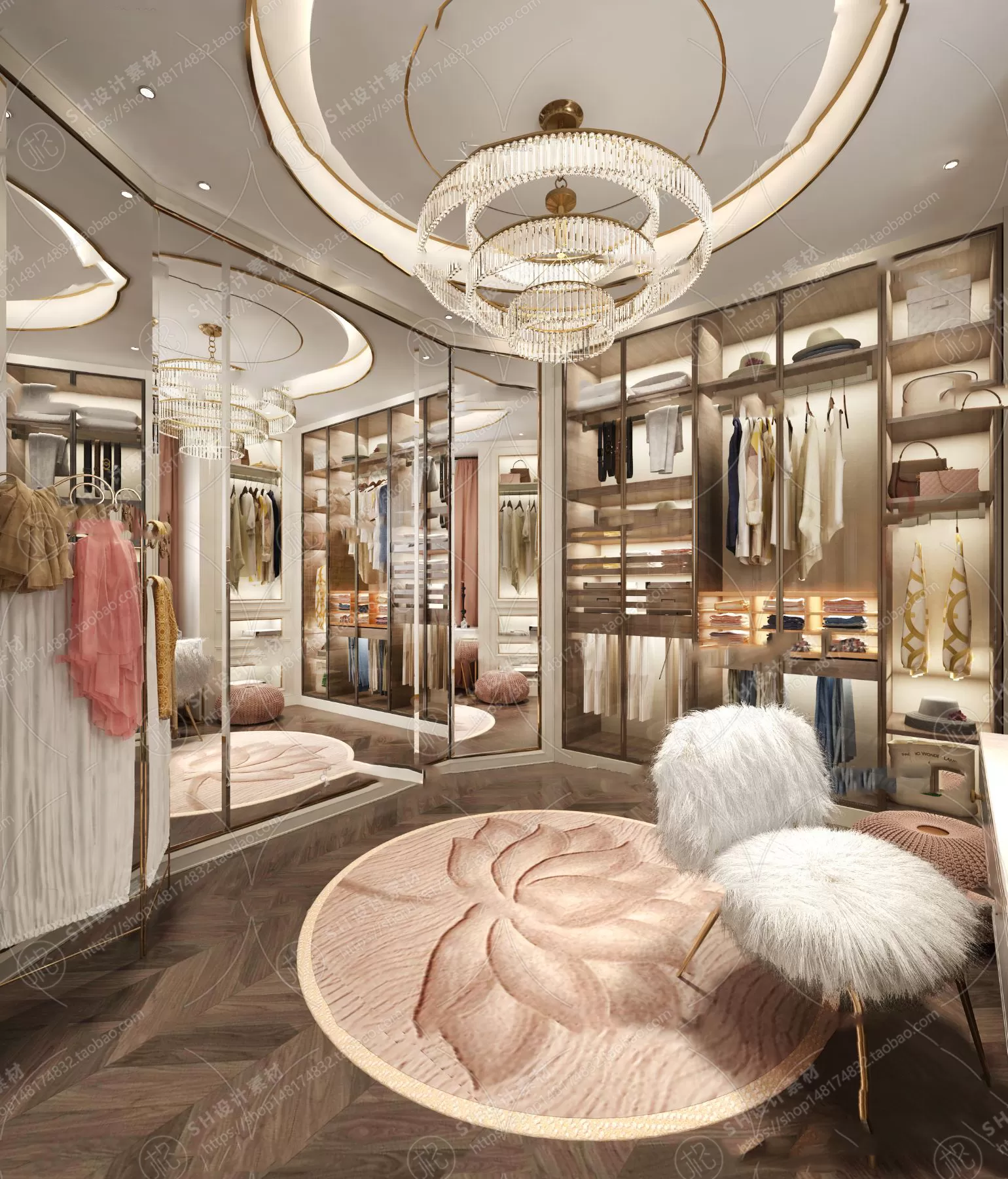 DRESSING ROOM 3D SCENES – VRAY RENDER – 20