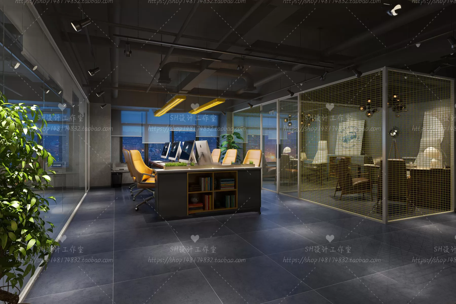 STUDIO OFFICE 3D SCENES – VRAY RENDER – 93