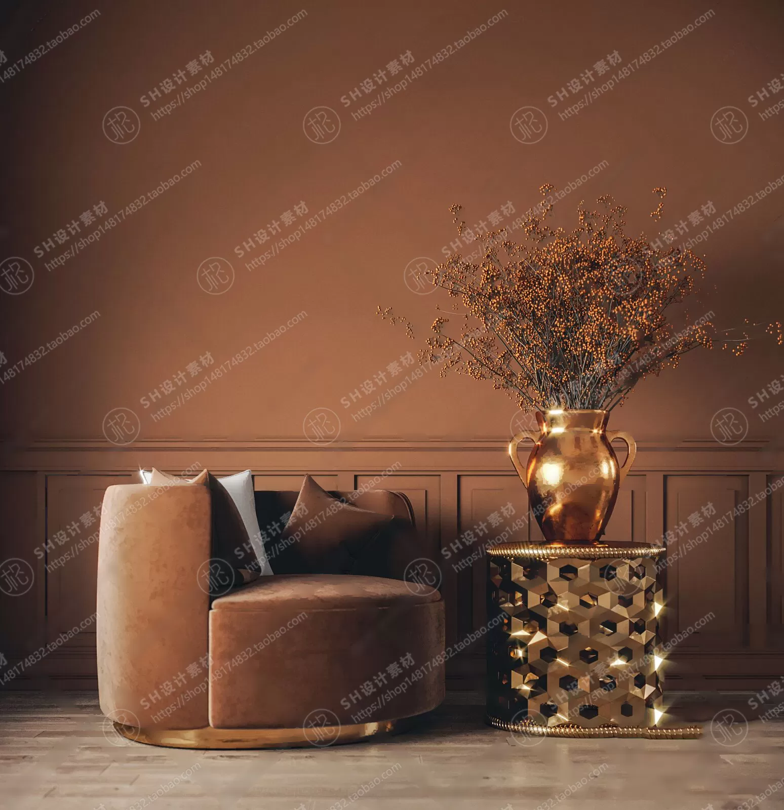 Single Sofa – 3D Models – 0518