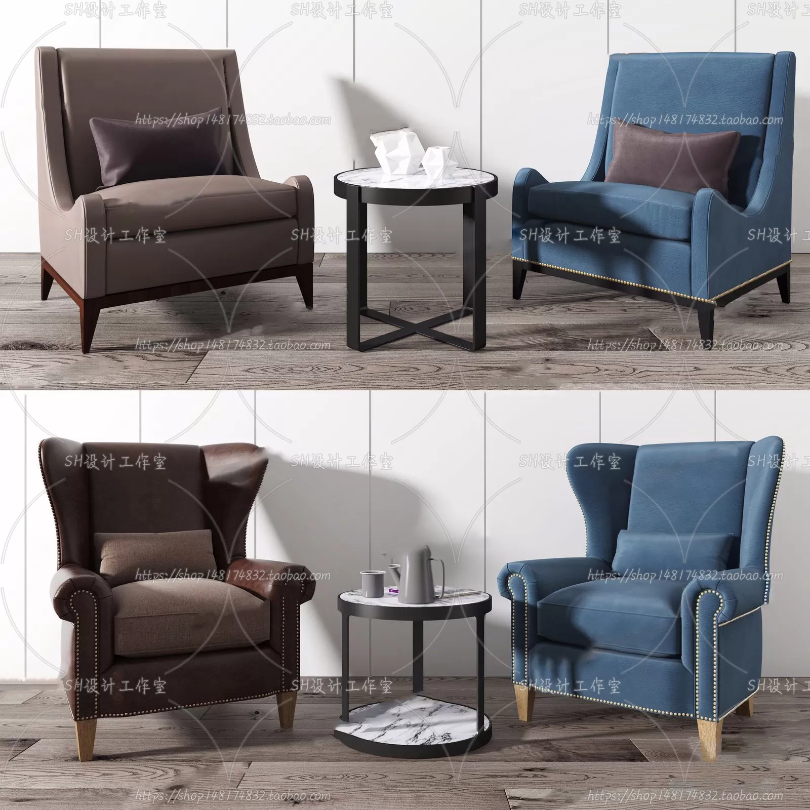 Single Sofa – 3D Models – 0564