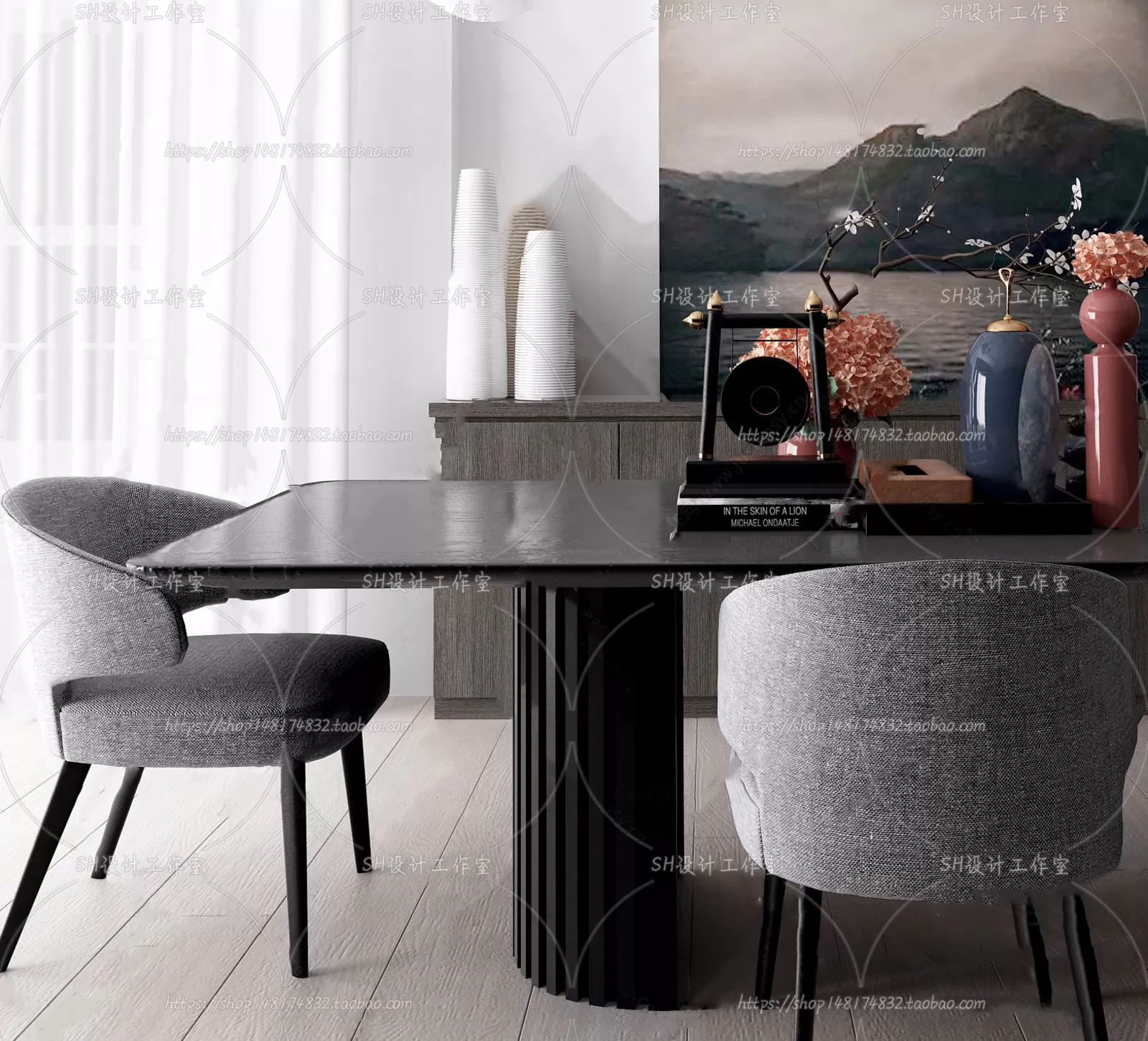 Table And Chairs – 3D Models – 0969