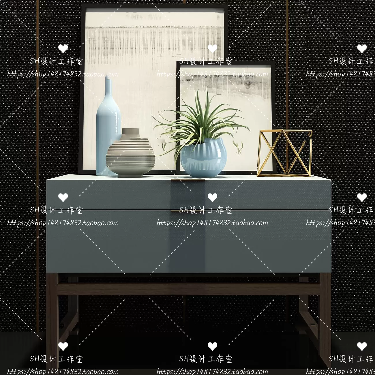 Side Table – 3D Models – 1343