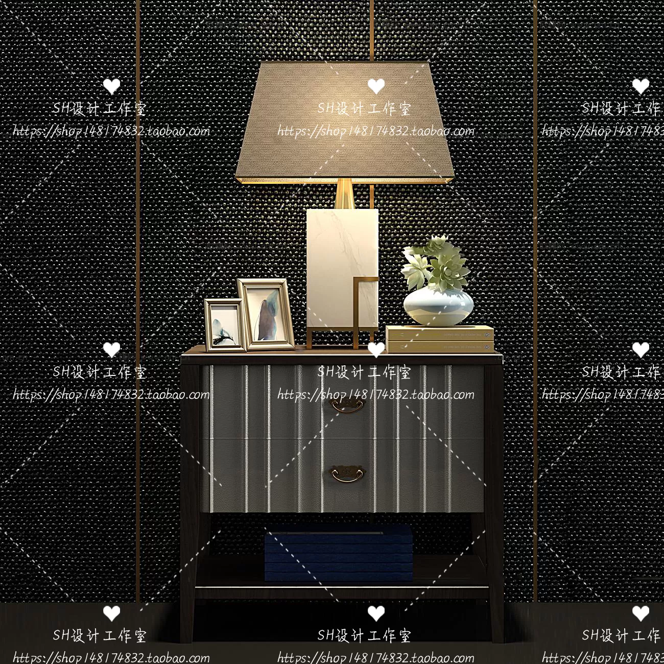 Side Table – 3D Models – 1365