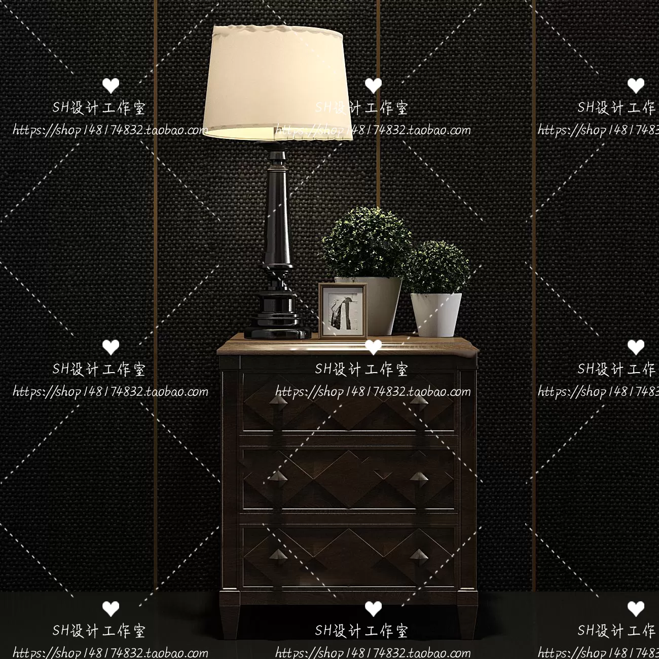 Side Table – 3D Models – 1368