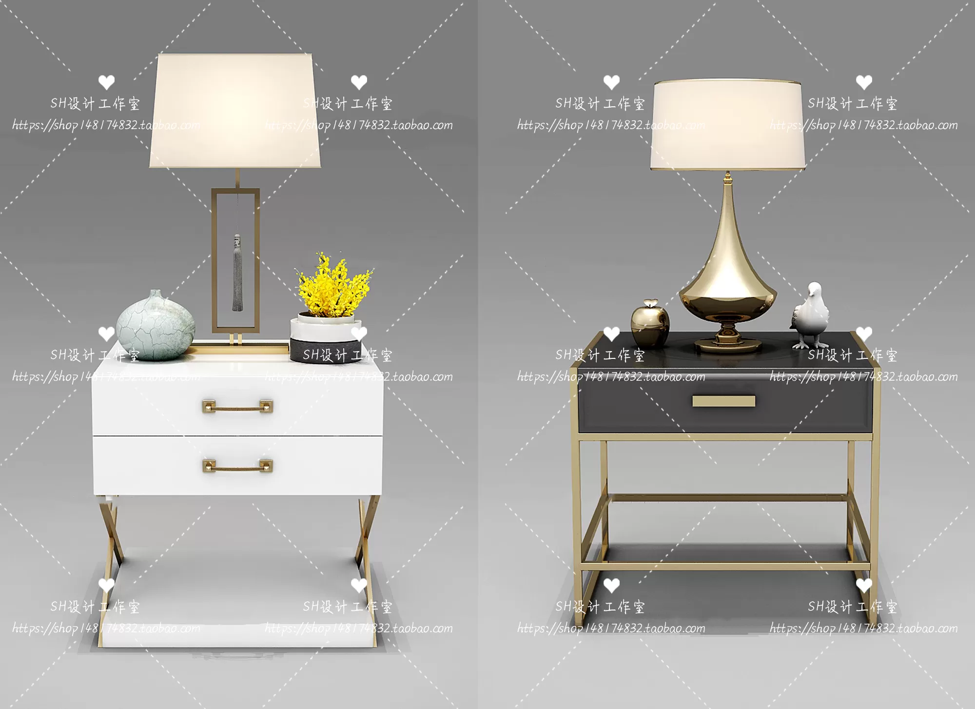 Side Table – 3D Models – 1384