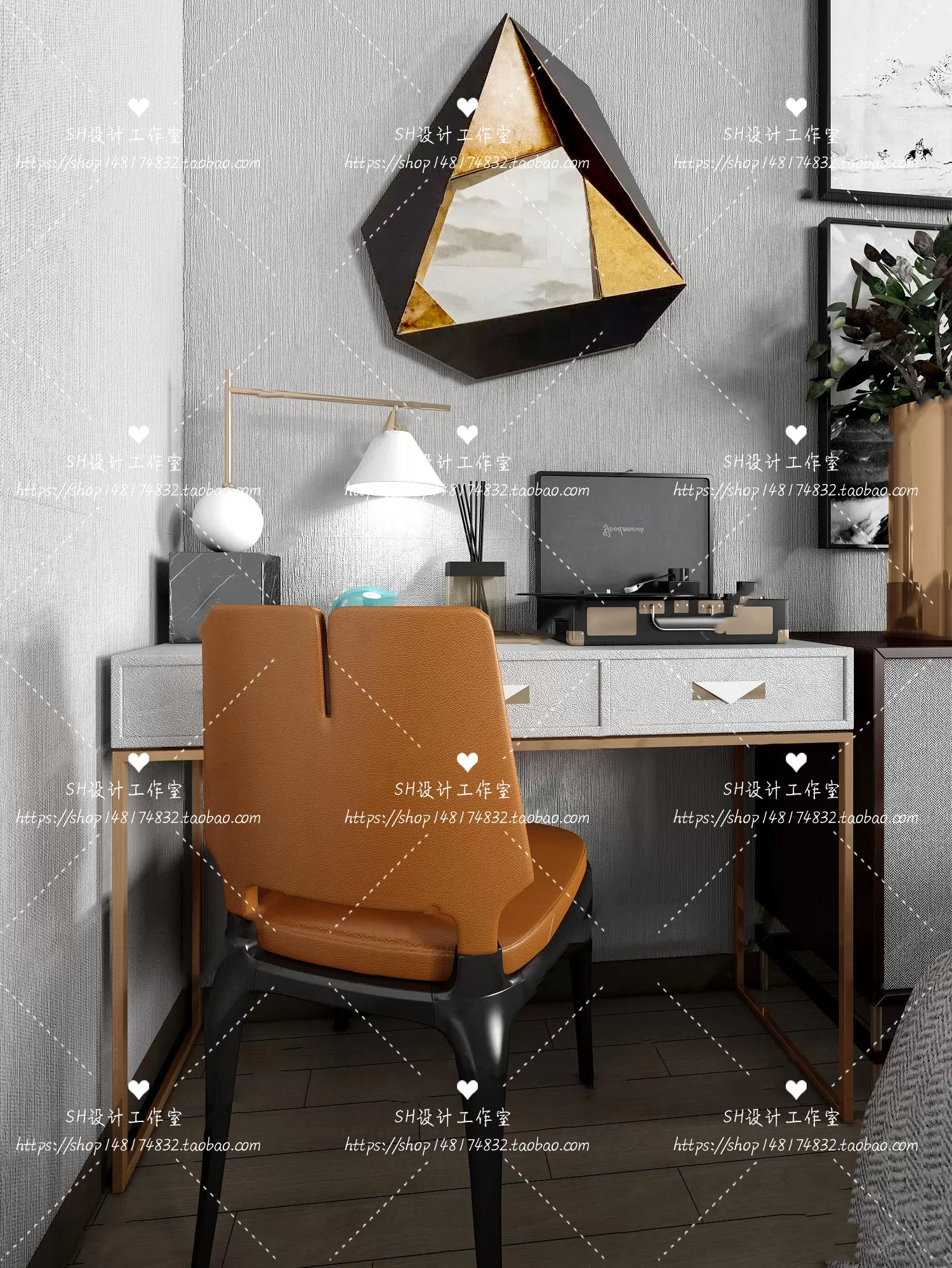 Dressing Table – 3D Models – 1438