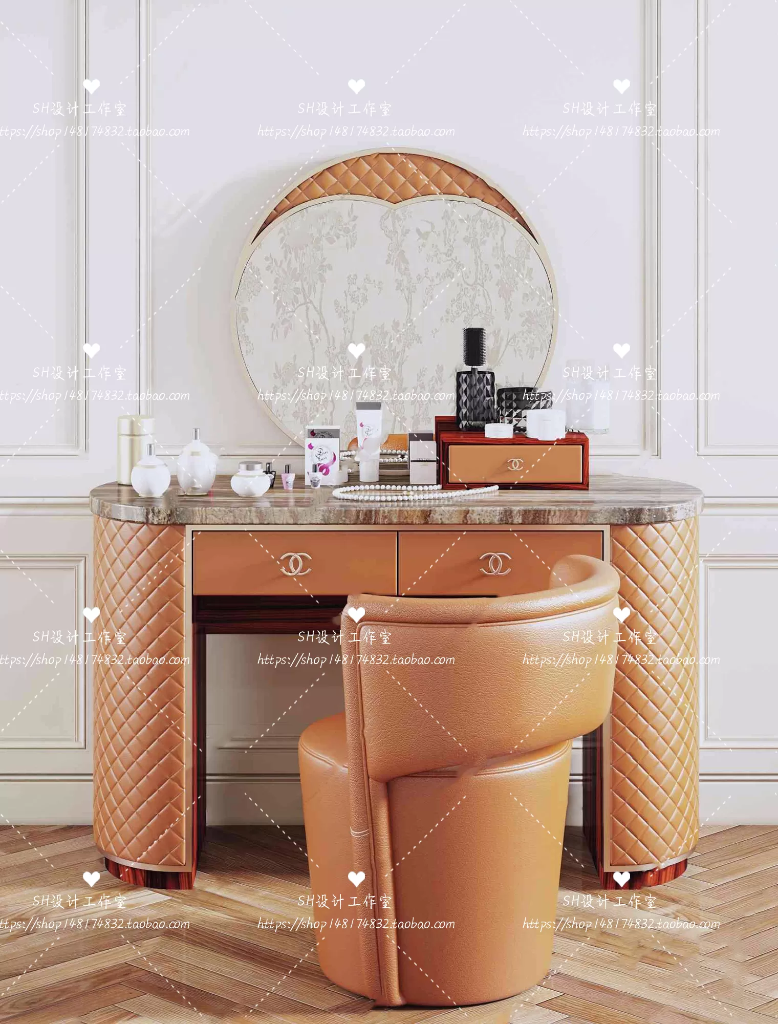 Dressing Table – 3D Models – 1455