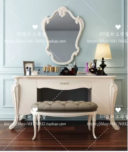 Dressing Table – 3D Models – 1466