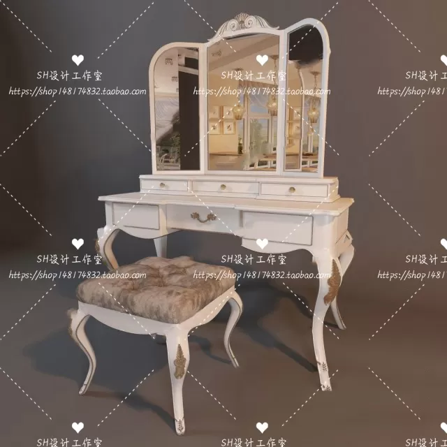 Dressing Table – 3D Models – 1473