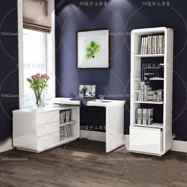 Study Desk – 3D Models – 2275