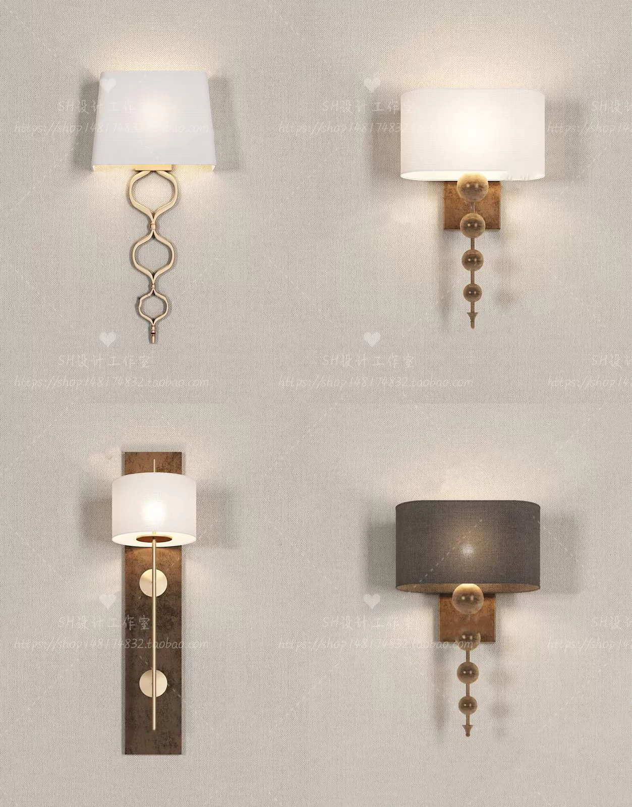 Wall Lamp – 3D Models – 2392