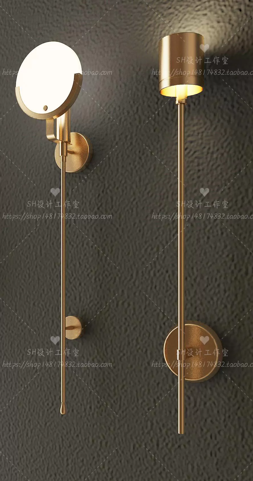 Wall Lamp – 3D Models – 2400