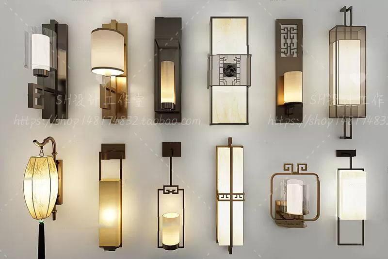 Wall Lamp – 3D Models – 2406