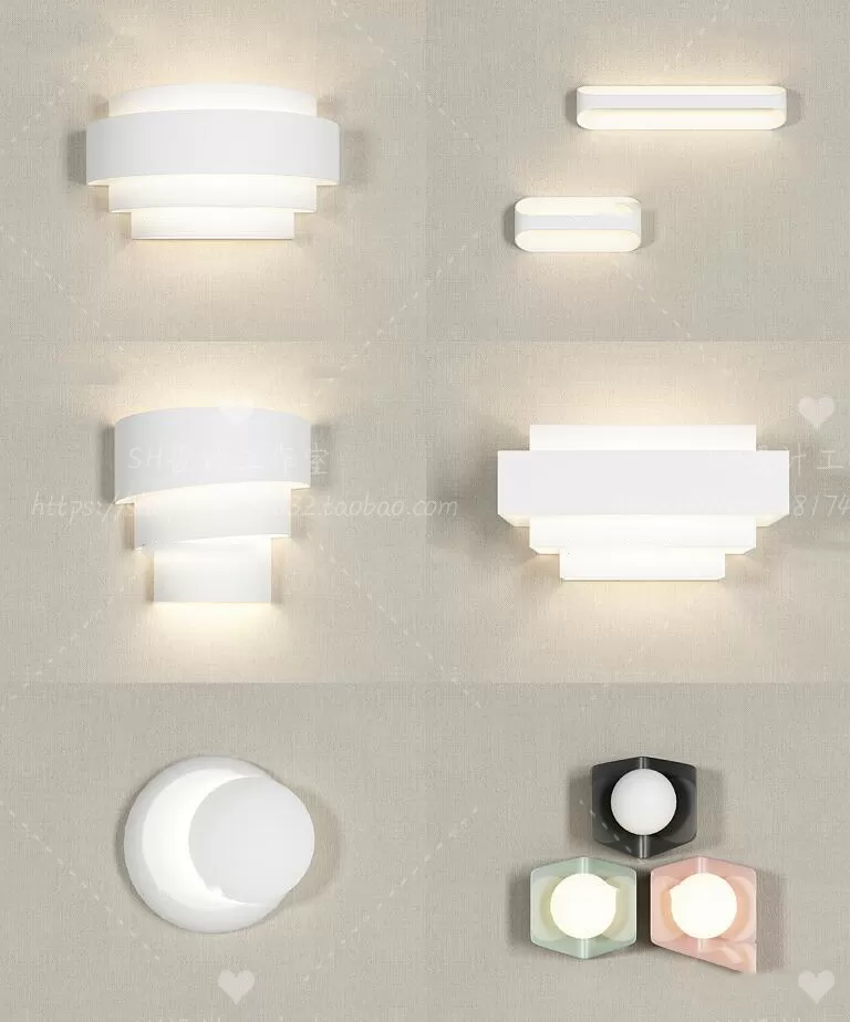 Wall Lamp – 3D Models – 2417