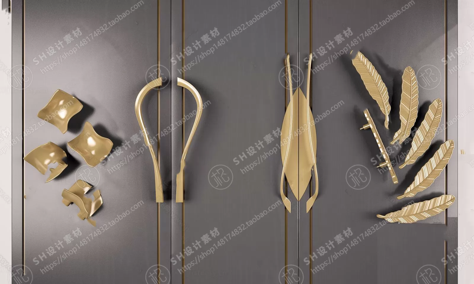 Door Handle – 3D Models – 0276