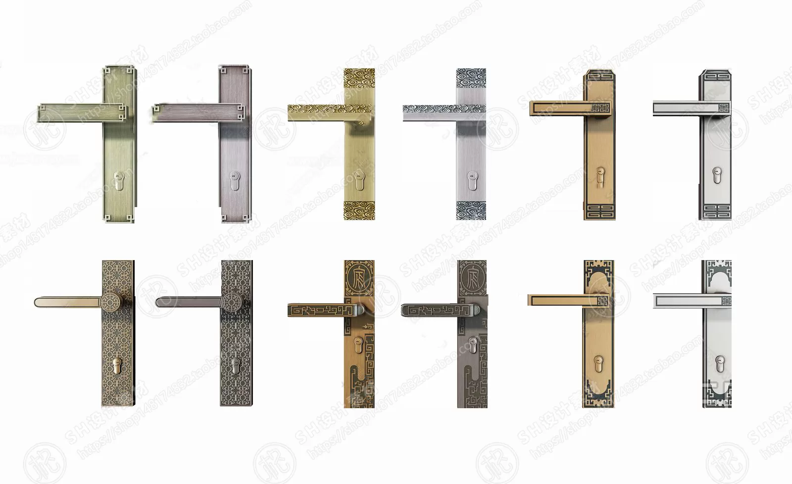 Door Handle – 3D Models – 0283