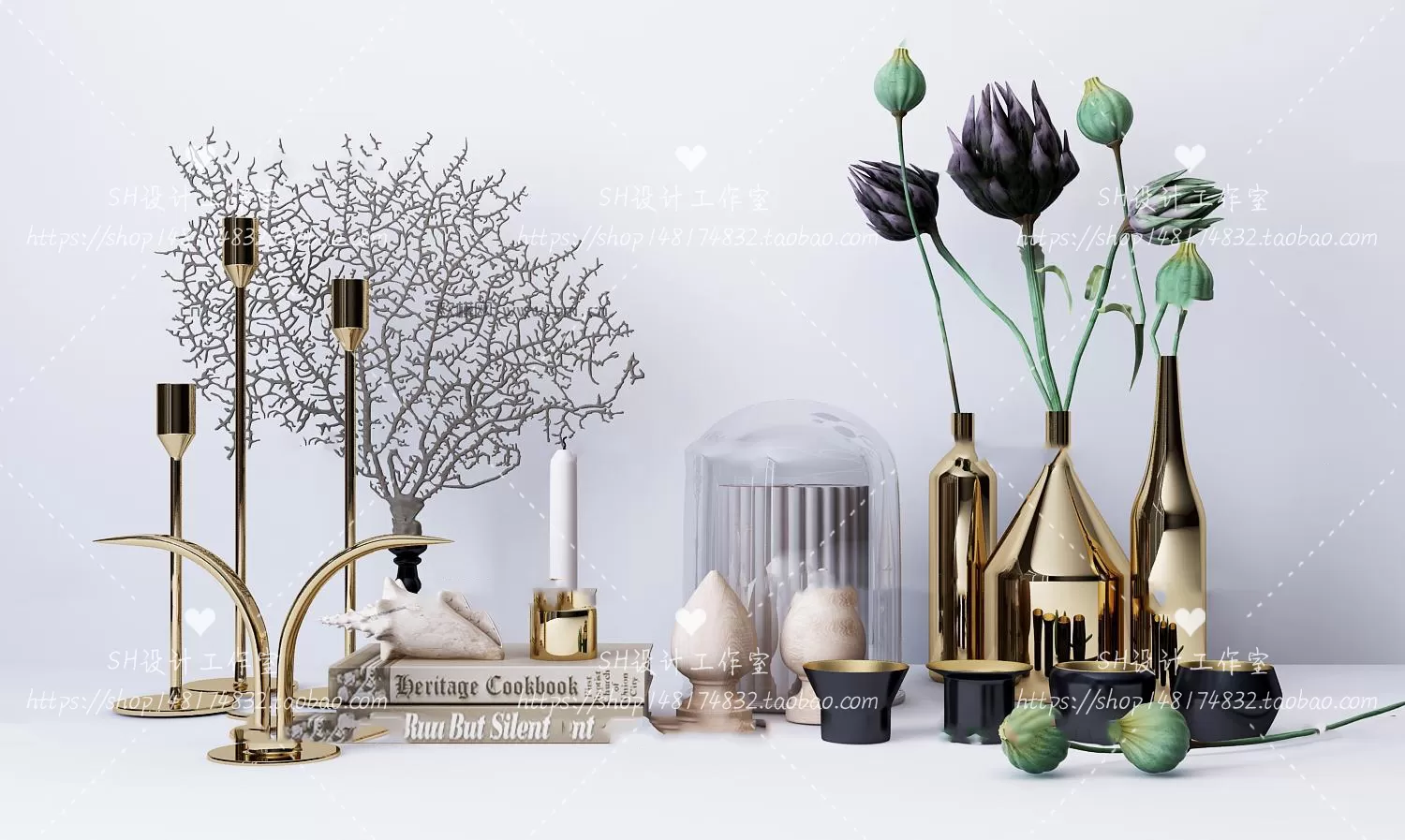 Decorative Sets – 3D Models – 0272