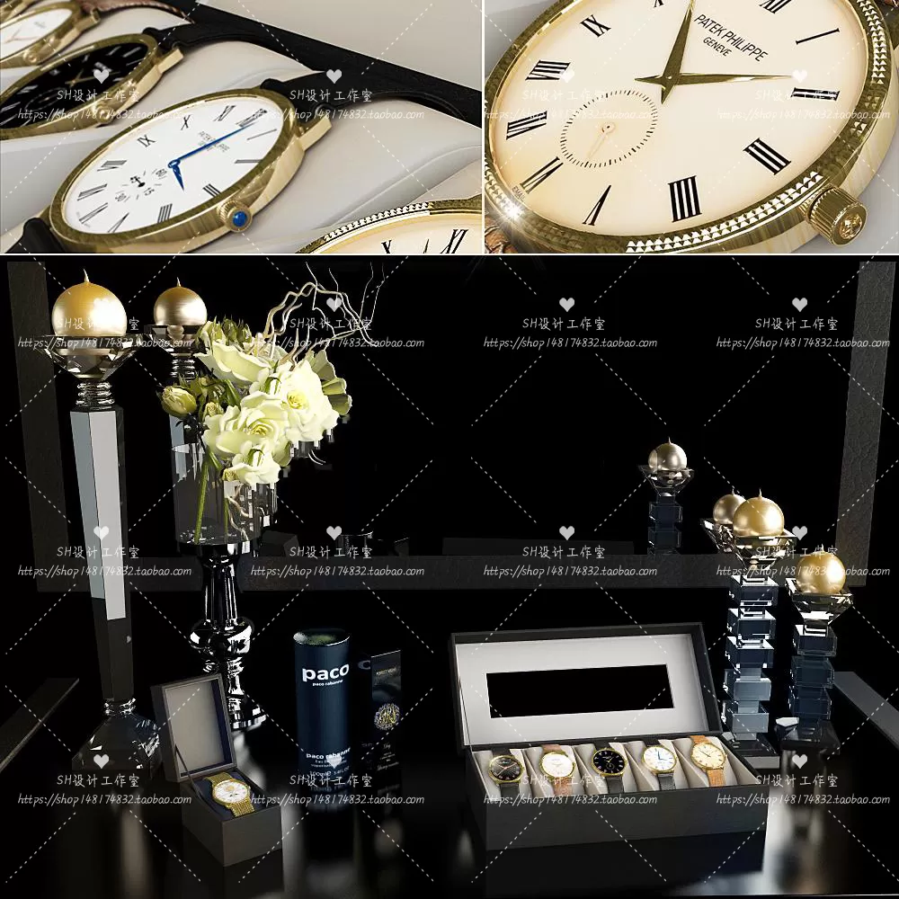 Decorative Sets – 3D Models – 0297
