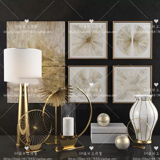 Decorative Sets – 3D Models – 0322