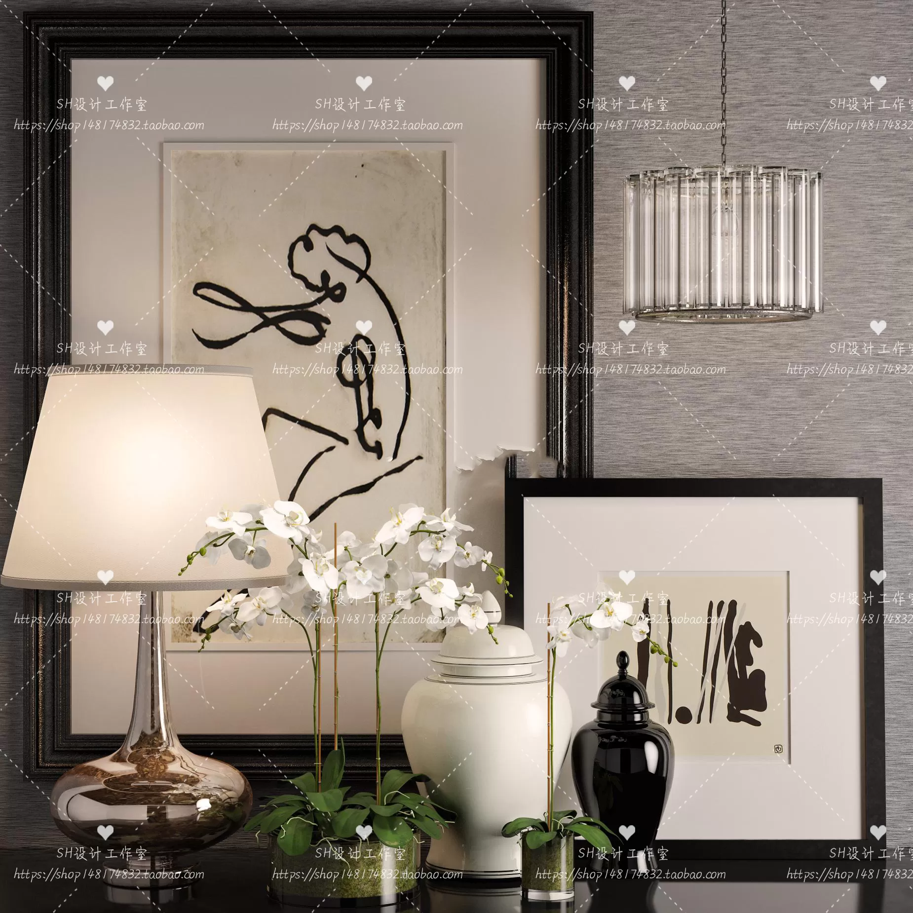 Decorative Sets – 3D Models – 0323