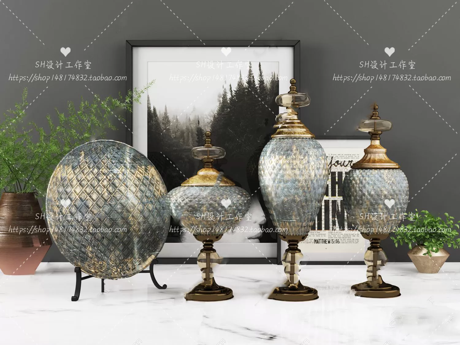 Decorative Sets – 3D Models – 0343