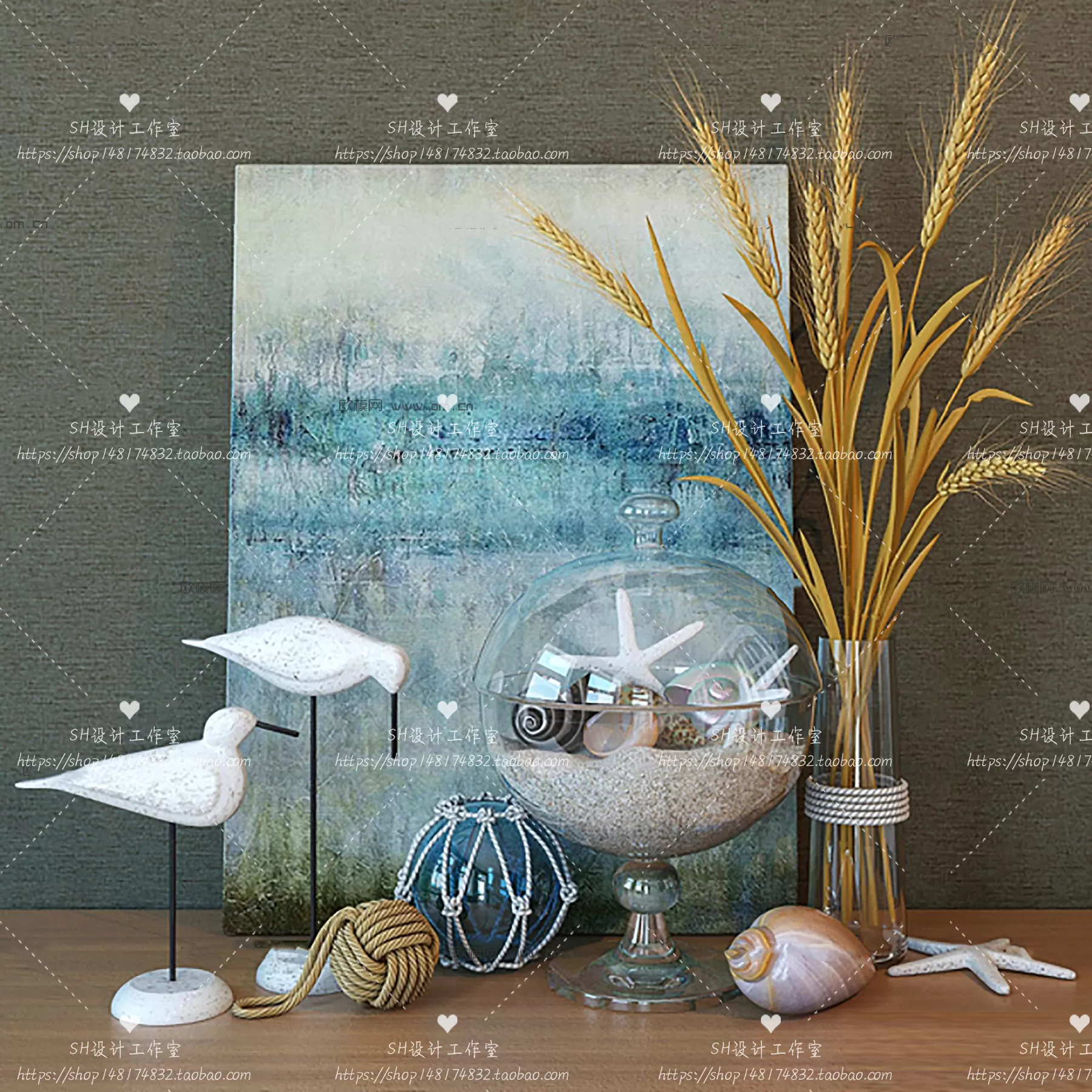 Decorative Sets – 3D Models – 0344