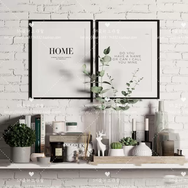 Decorative Sets – 3D Models – 0345