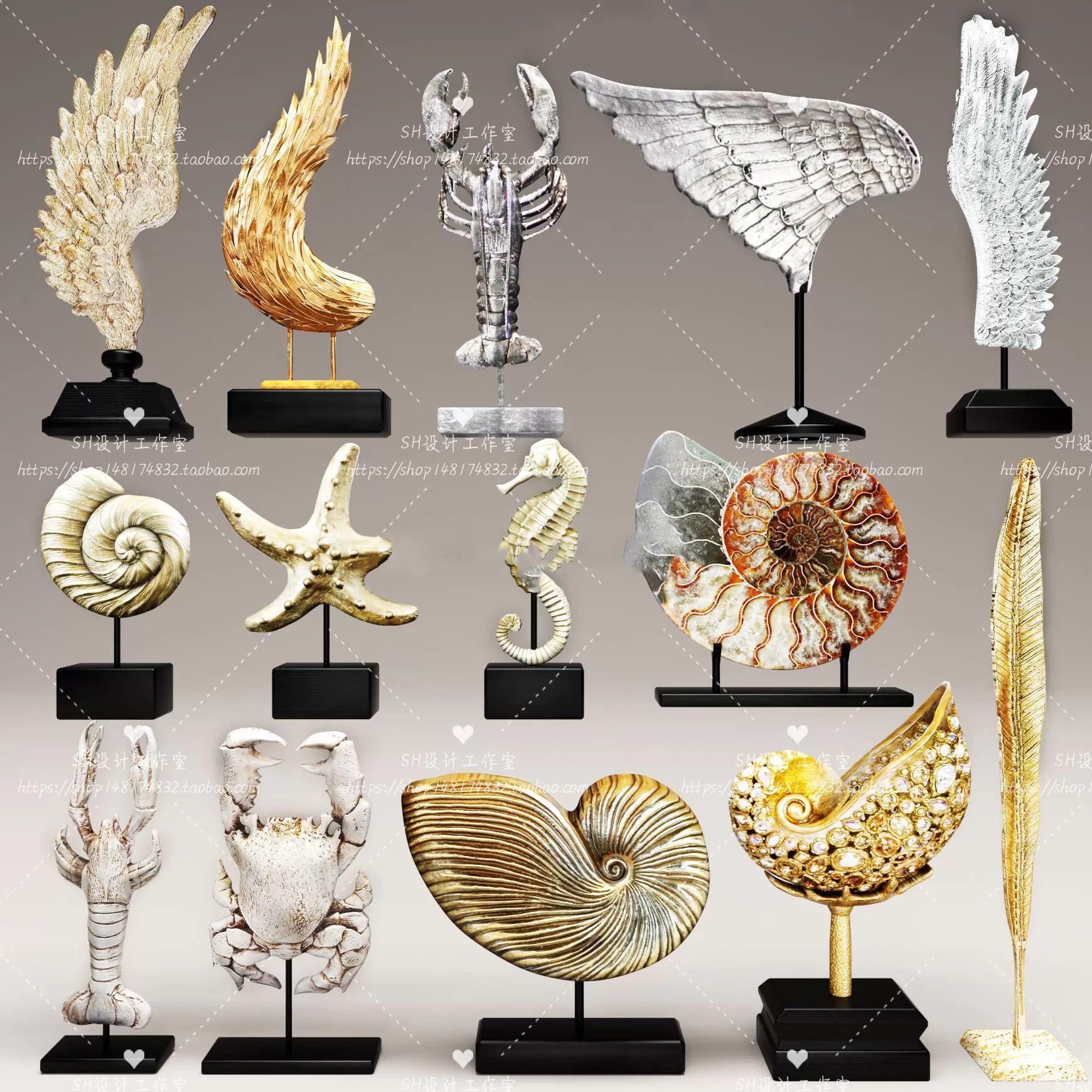 Decorative Sets – 3D Models – 0354
