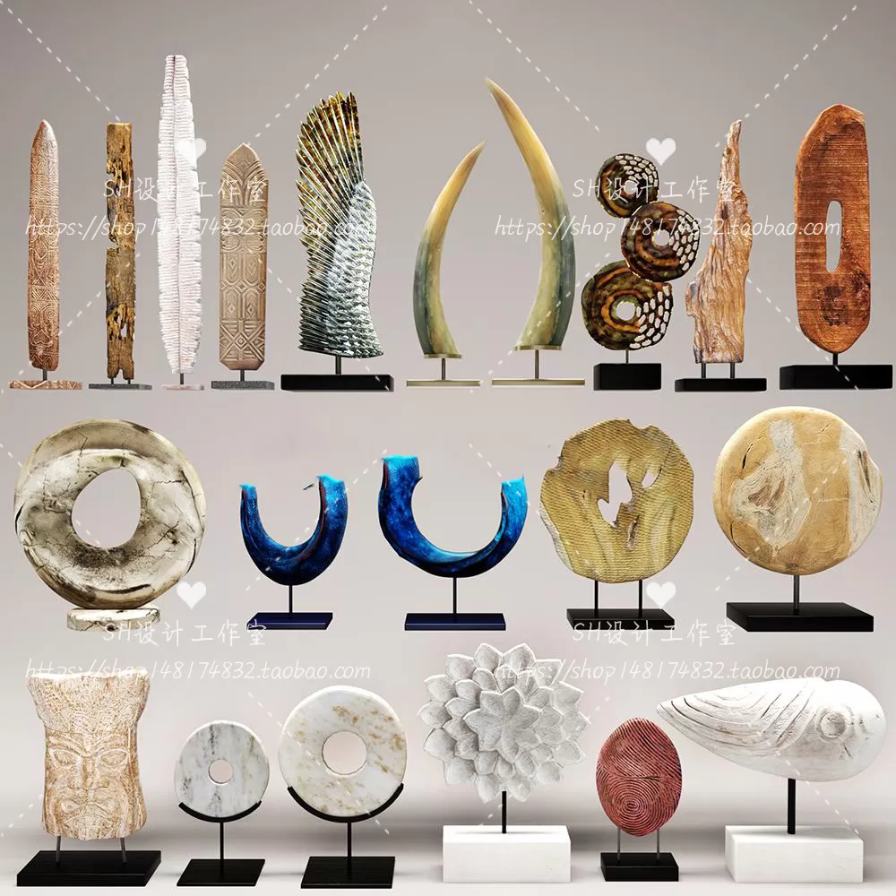Decorative Sets – 3D Models – 0355