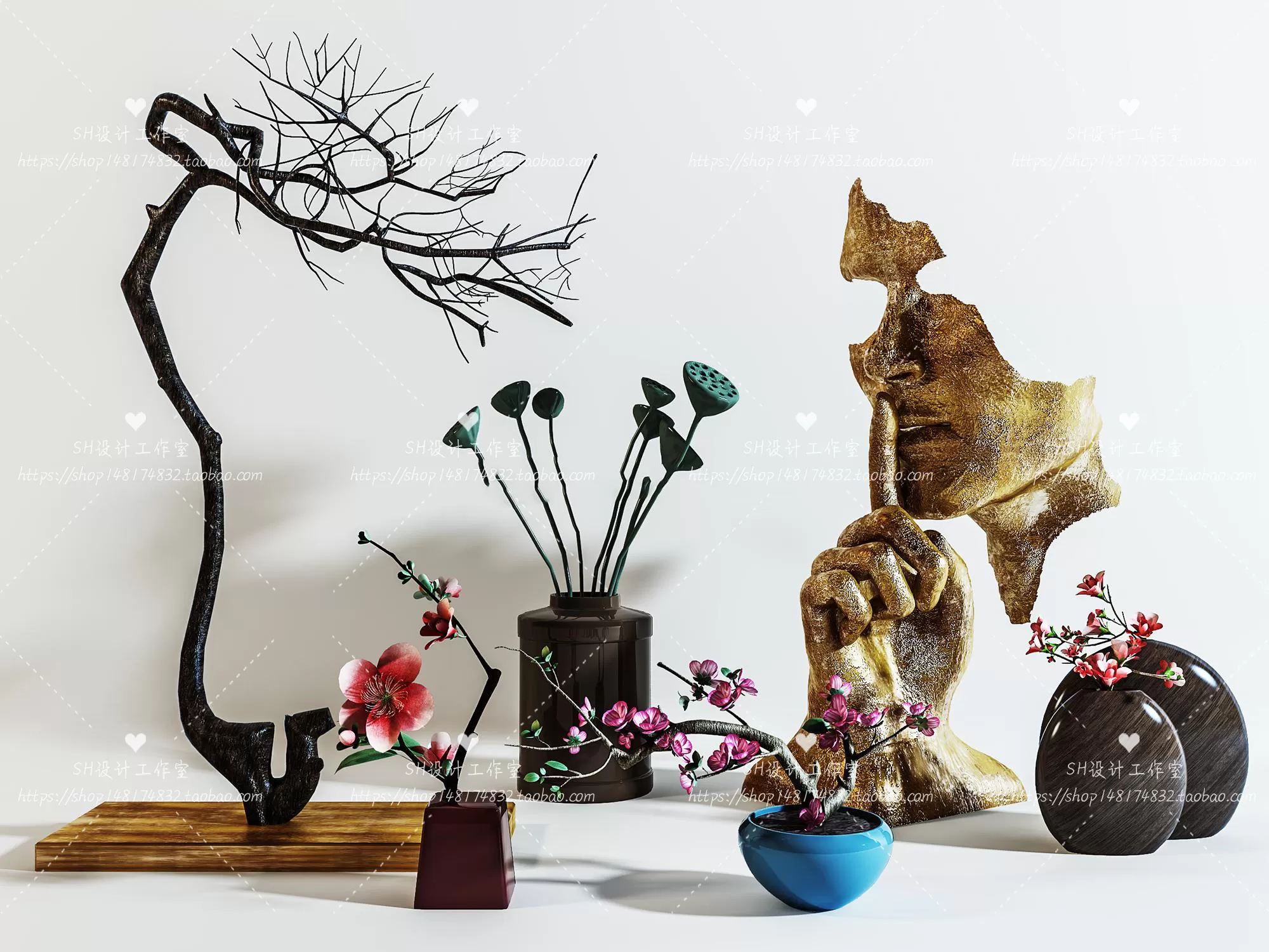 Decorative Sets – 3D Models – 0359