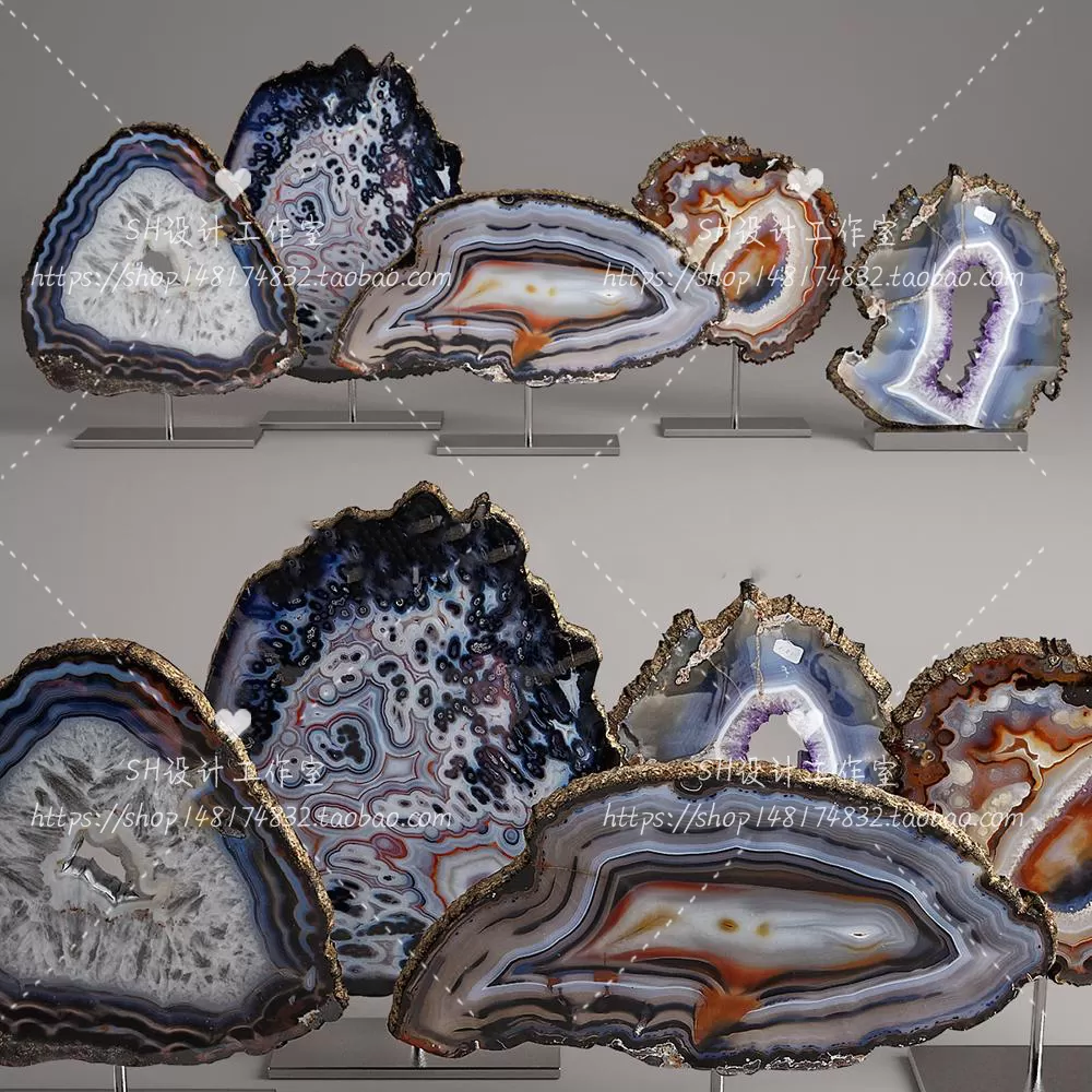 Decorative Sets – 3D Models – 0362