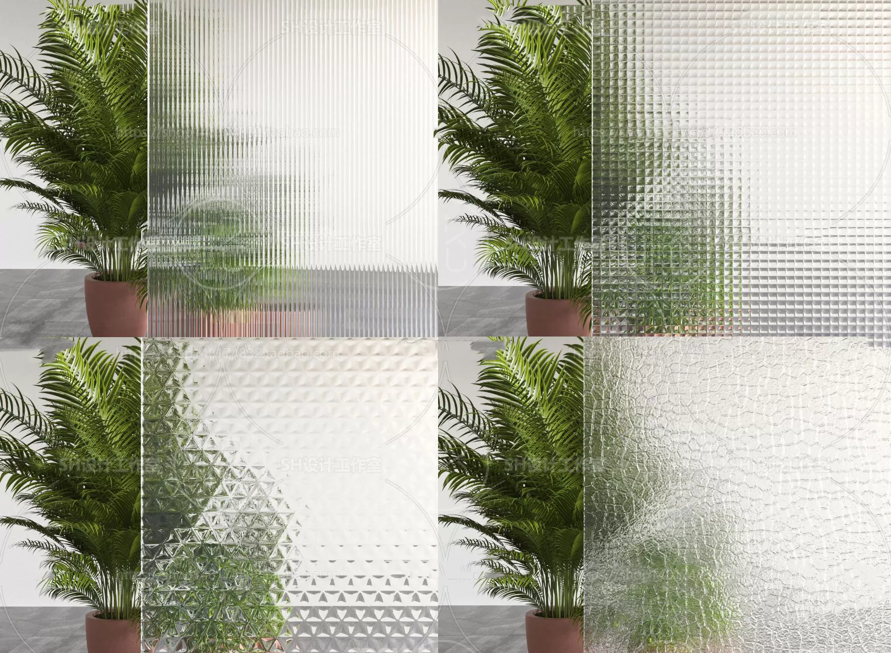Screen Partition 3D Models – 0008