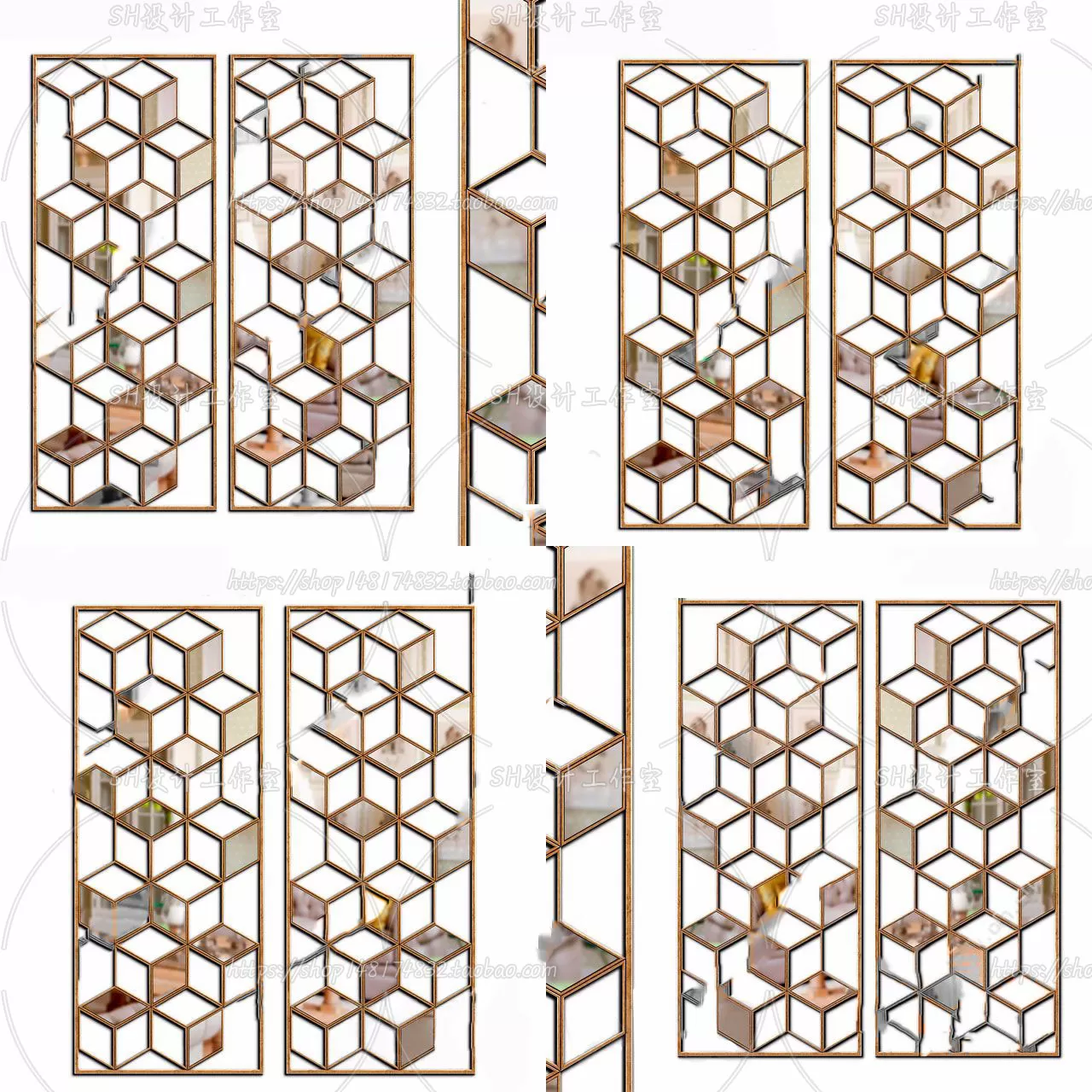 Screen Partition 3D Models – 0051