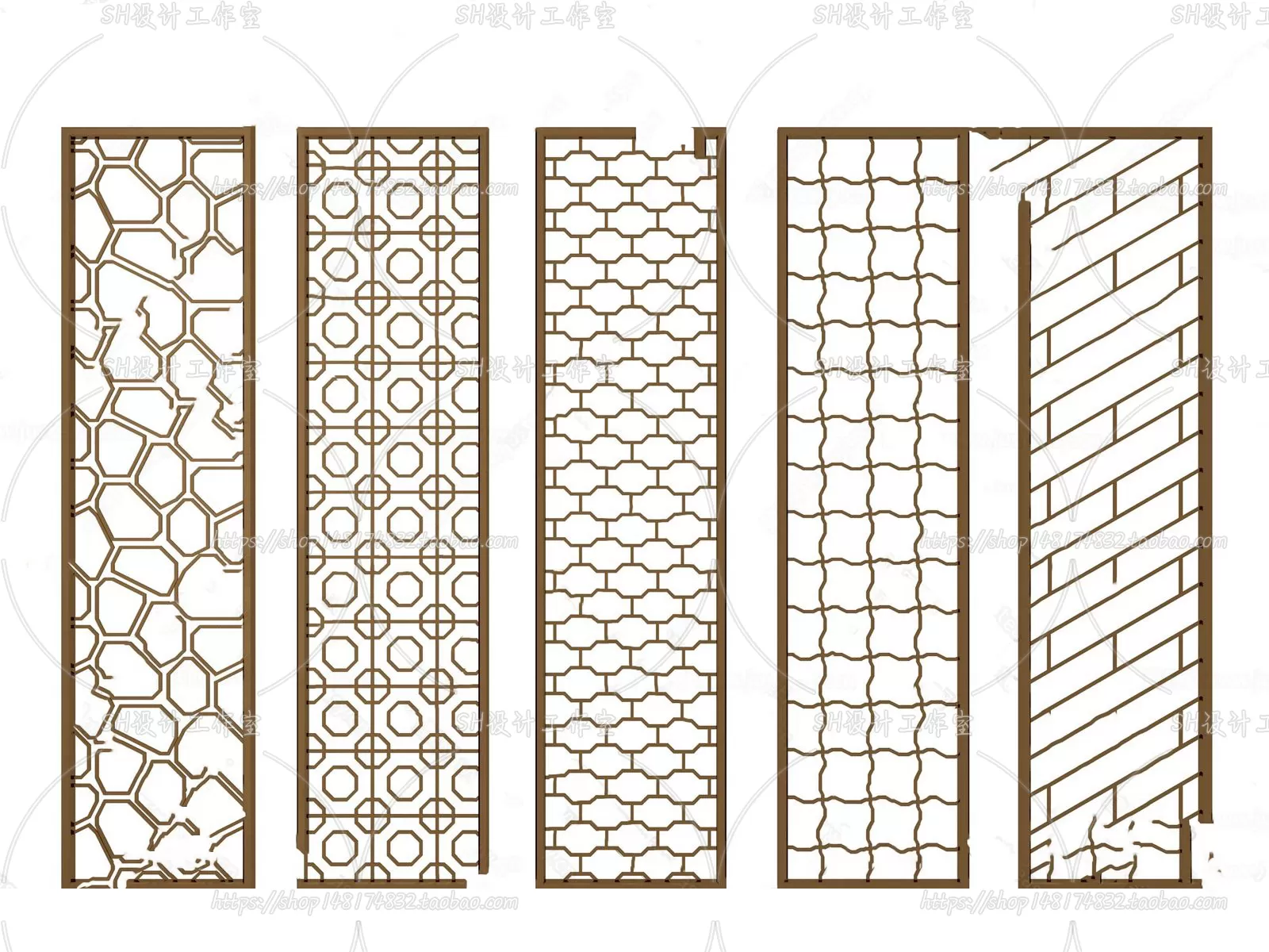 Screen Partition 3D Models – 0073