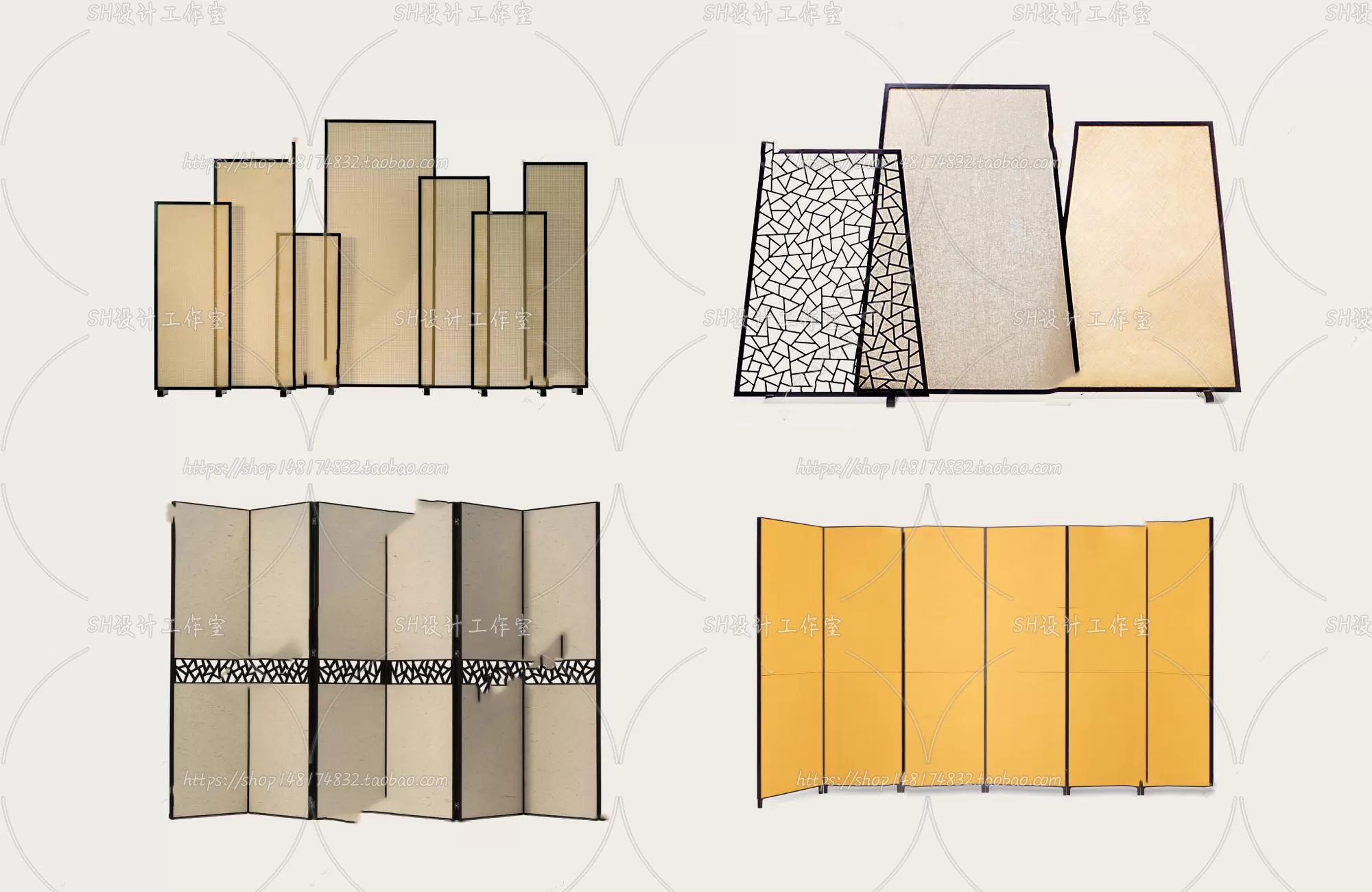 Screen Partition 3D Models – 0075