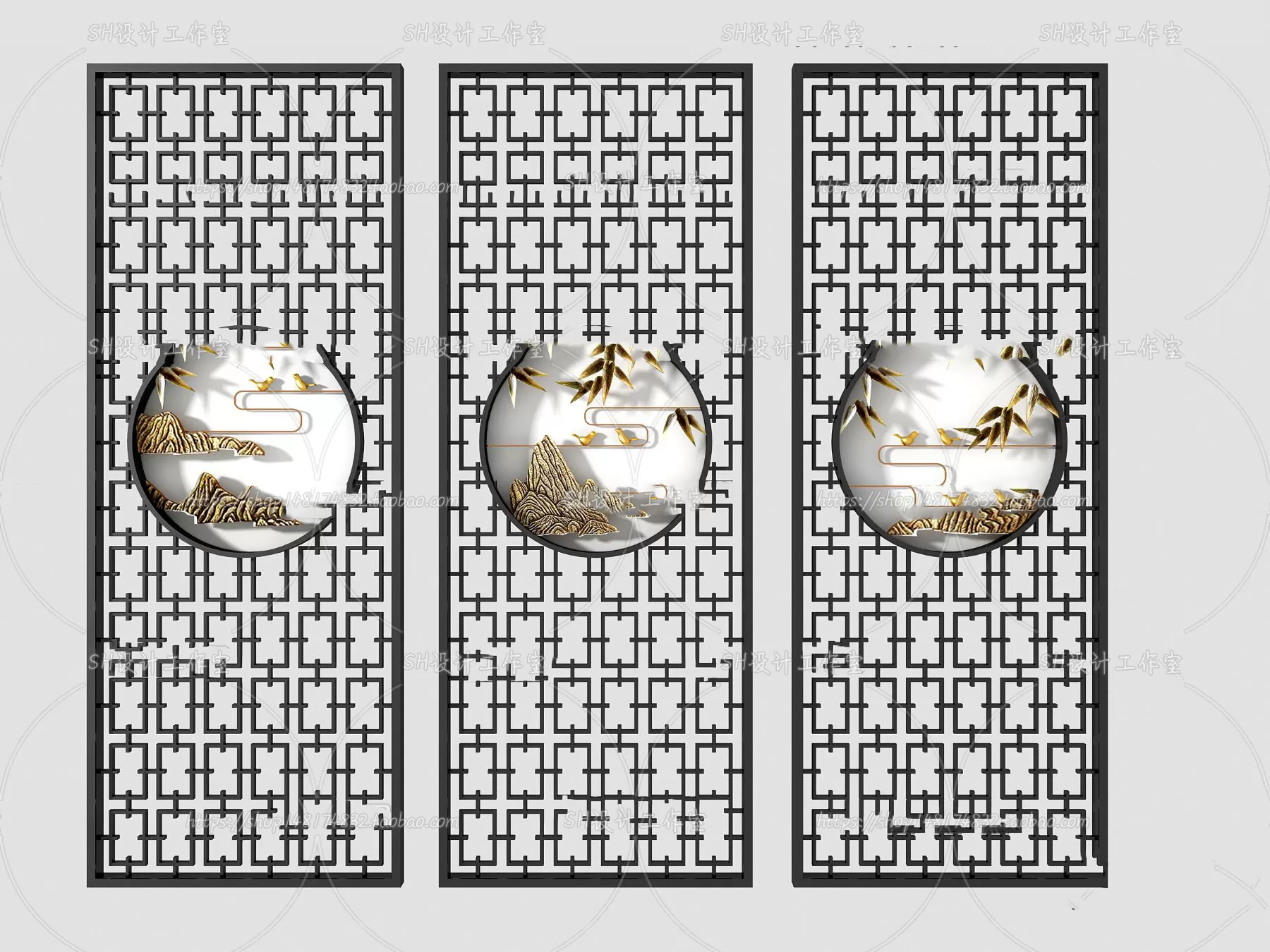 Screen Partition 3D Models – 0077