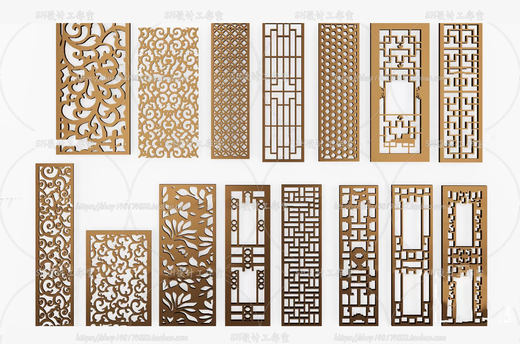 Screen Partition 3D Models – 0081