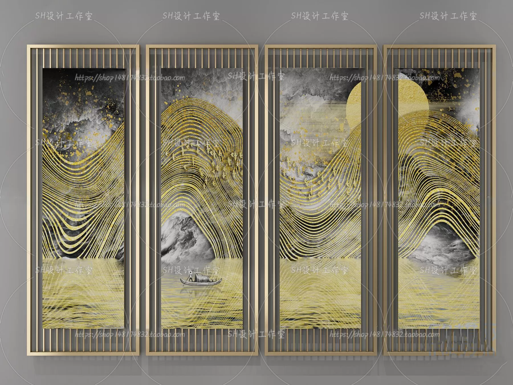 Screen Partition 3D Models – 0084
