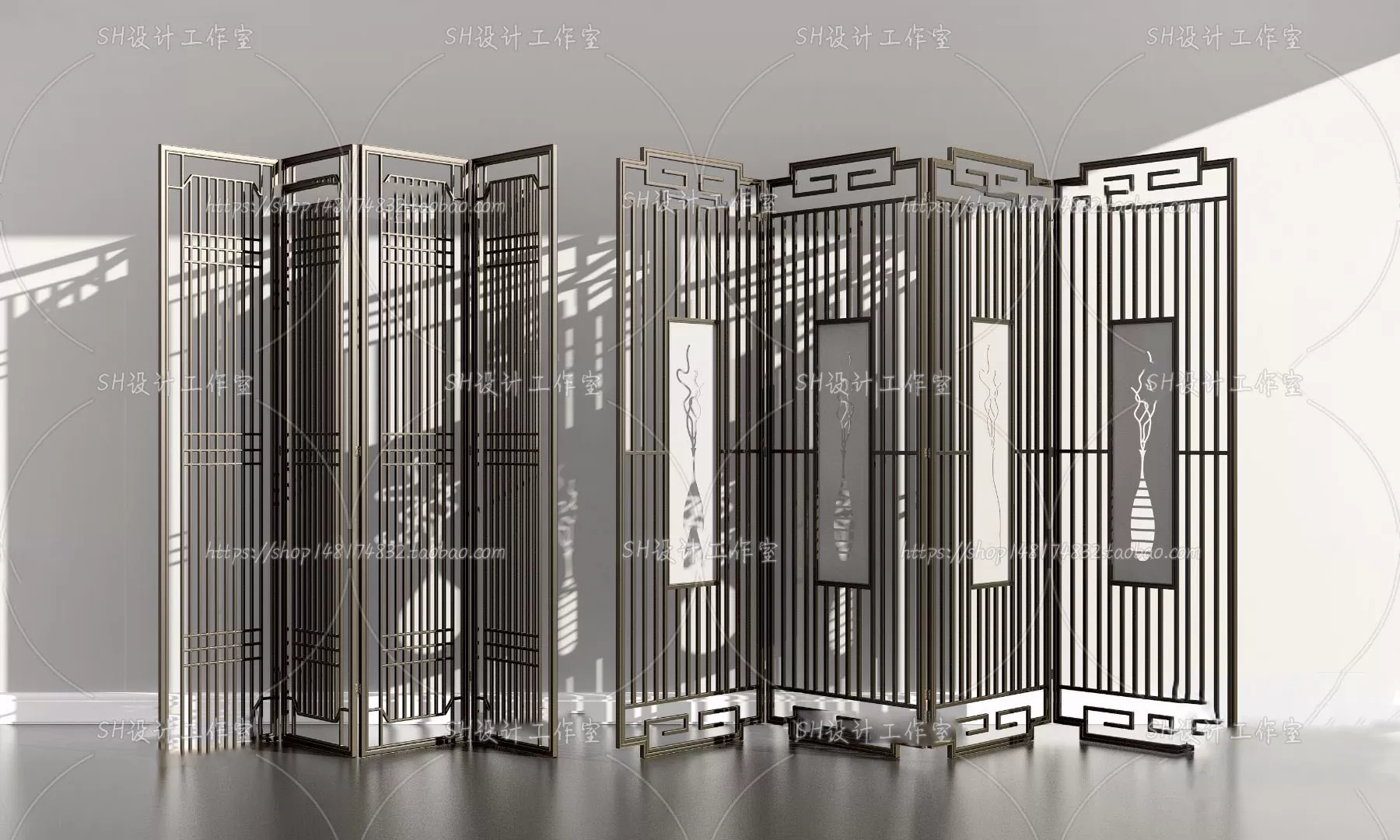 Screen Partition 3D Models – 0085