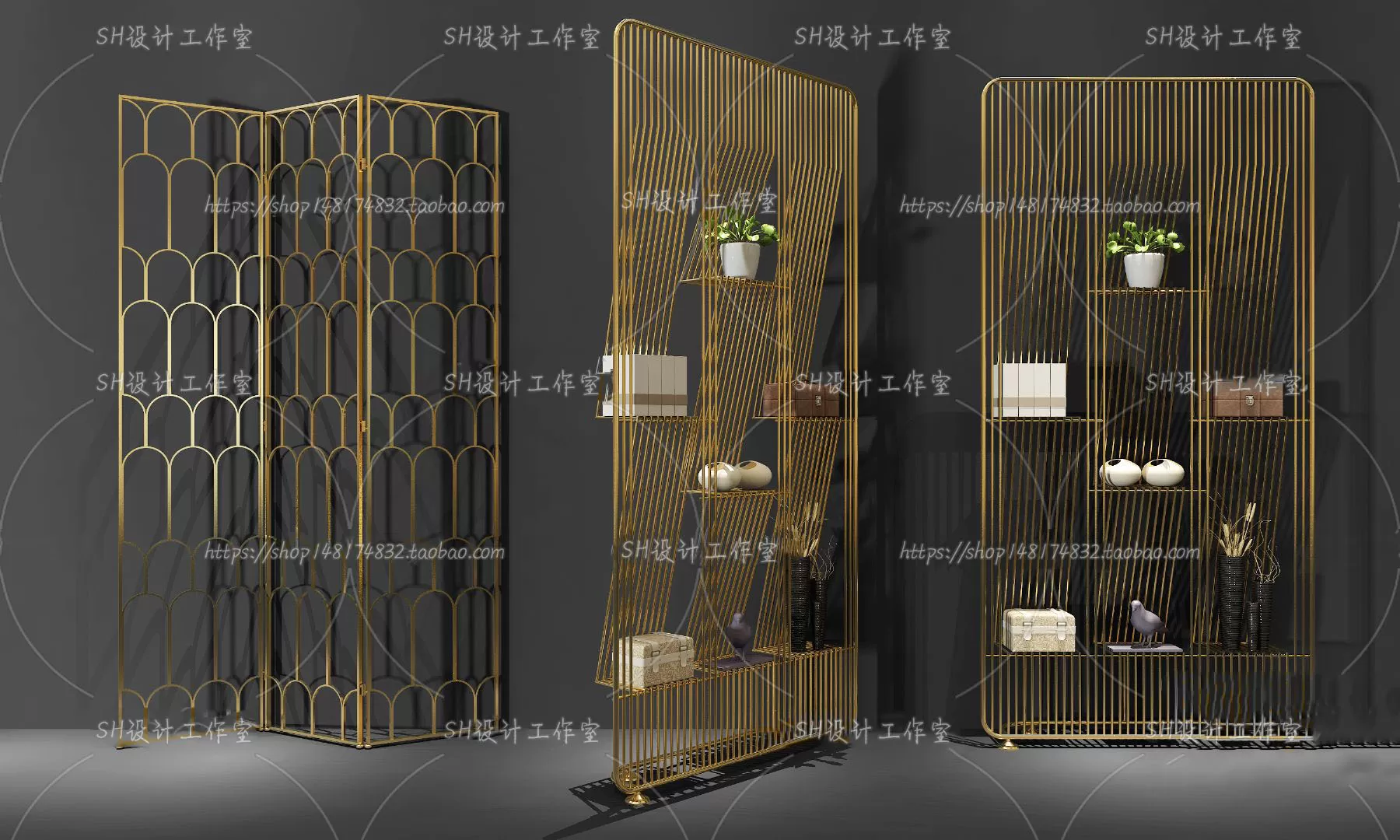 Screen Partition 3D Models – 0089
