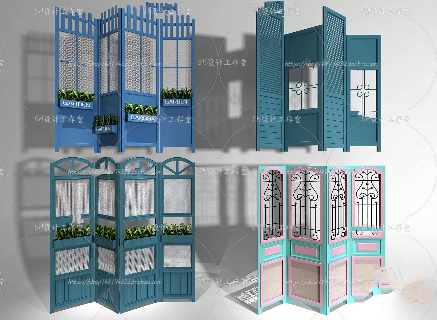 Screen Partition 3D Models – 0097