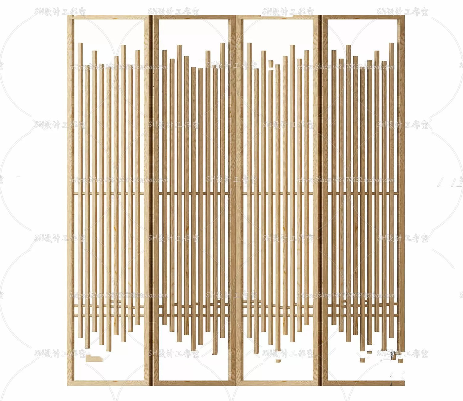 Screen Partition 3D Models – 0104