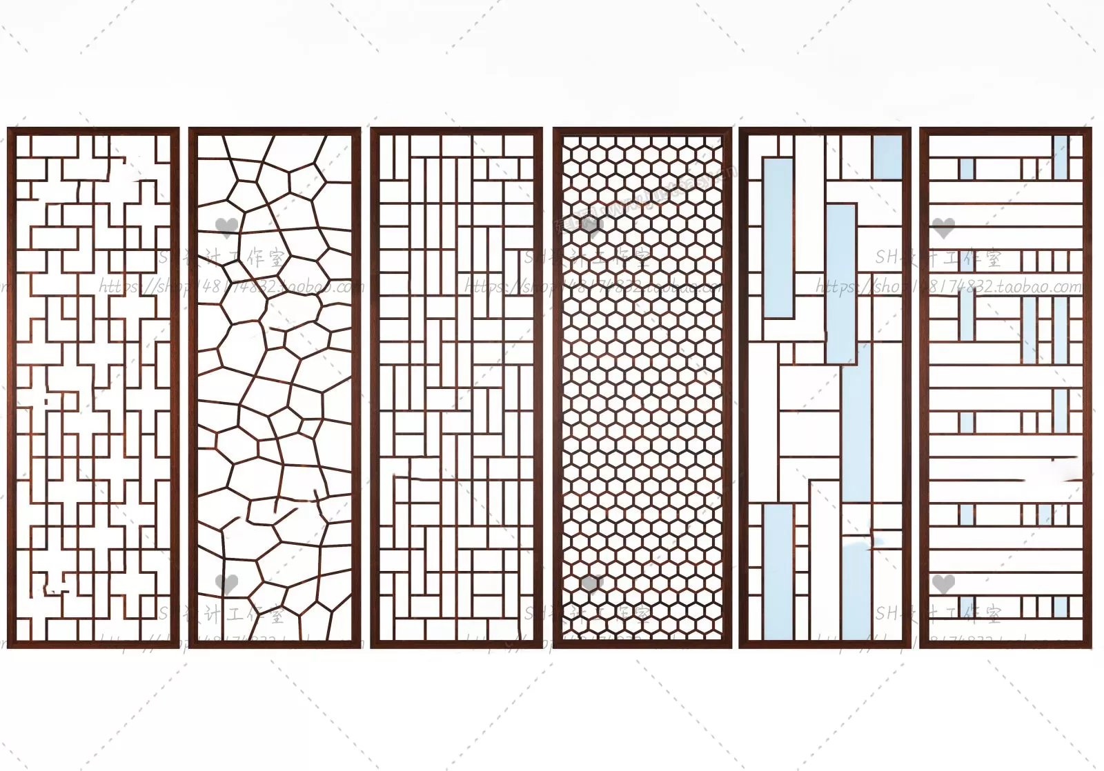 Screen Partition 3D Models – 0126