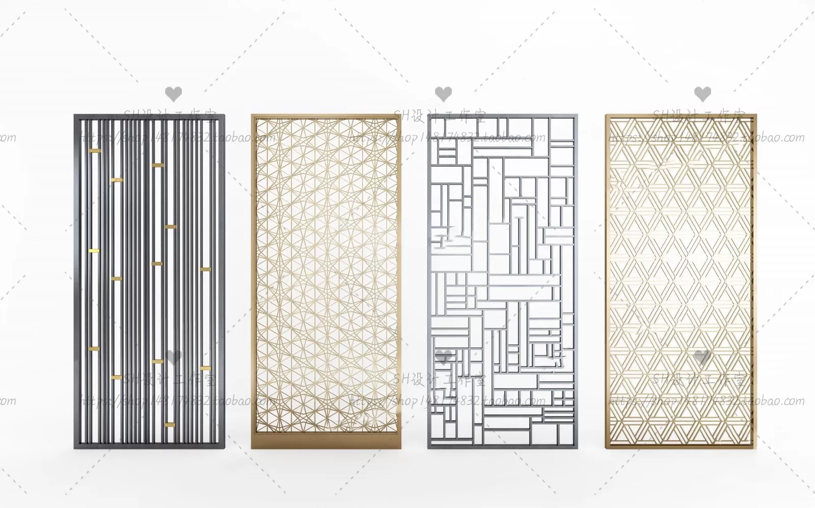 Screen Partition 3D Models – 0127